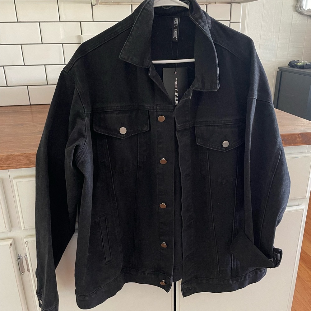 Washed black Jean jacket